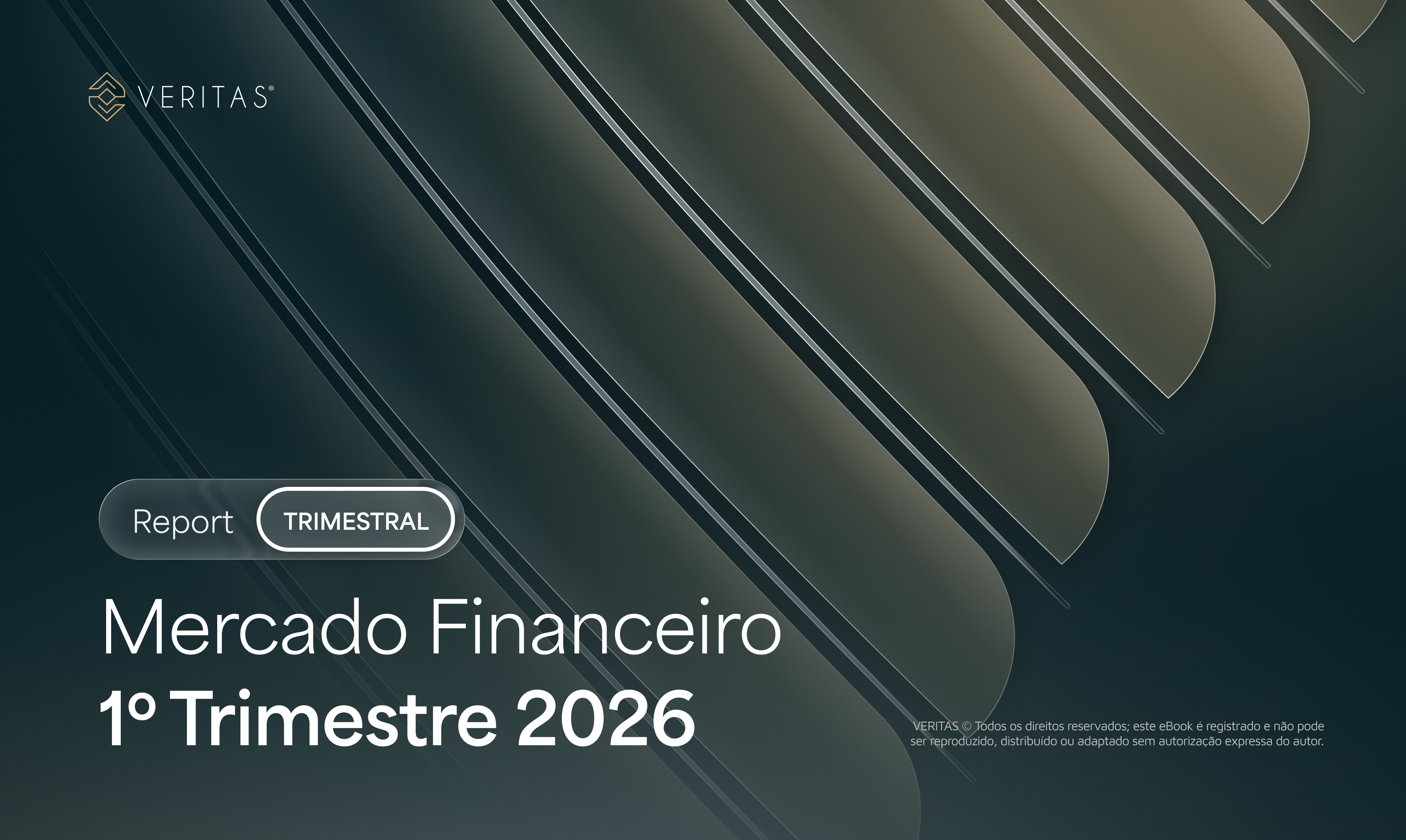 Página do material Report Trimestral Mercado Financeiro — 1º Trimestre 2026