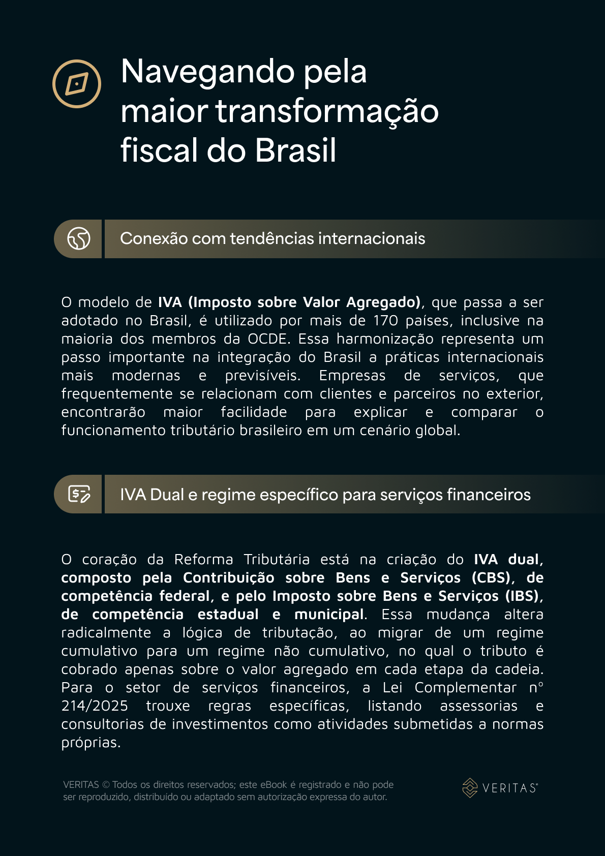 Página do material Reforma Tributária: Guia para Assessorias e Consultorias de Investimentos